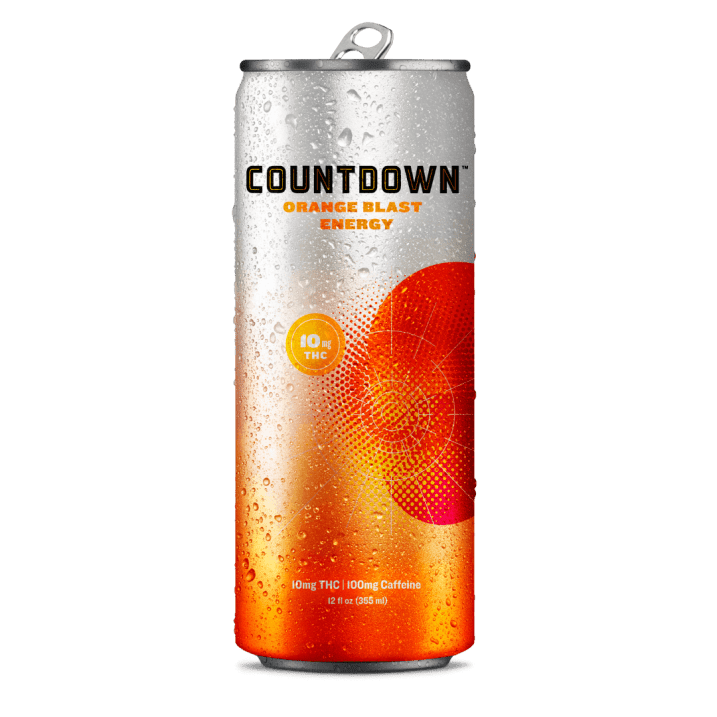 COUNTDOWN Energy Orange Blast 10mg THC + 100mg Caffeine